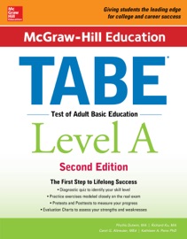 McGraw-Hill Education TABE Level A, Second Edition - Phyllis Dutwin, Carol J. Altreuter, Kathleen A. Peno & Richard Ku