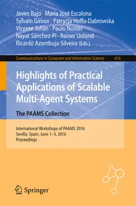 Read: Highlights Book of Practical Applications of Scalable Multi-Agent Systems. The PAAMS Collection