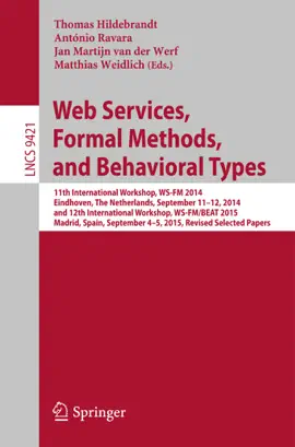 Read: Web Services, Book Formal Methods, and Behavioral Types