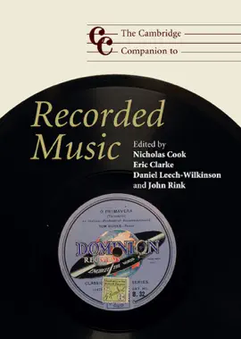 Read: The Cambridge Companion to Book Recorded Music