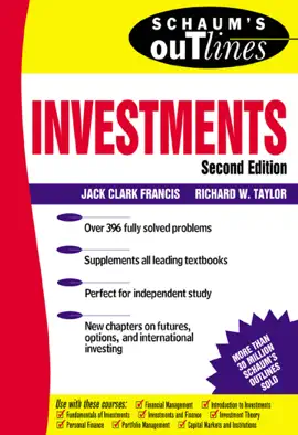 Read: Schaum's Outline of Investments Book