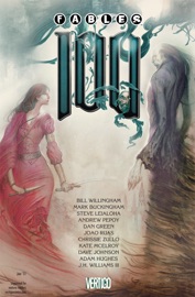 Fables #100 - Bill Willingham, Mark Buckingham, Steve Leialoha, Andrew Pepoy, Dan Green, Joao Ruas, Chrissie Zullo, Kathryn McElroy, Dave Johnson, Adam Hughes & J.H. Williams III