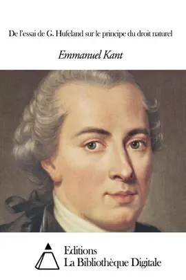 Read: De l’essai de G. Hufeland sur Book le principe du droit naturel
