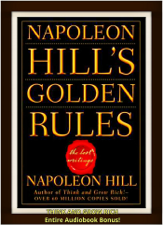 Napoleon Hill's Golden Rules, The Lost Writings [Ultimate Edition] - Napoleon Hill Cover Art