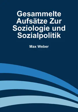 Read: Gesammelte Aufsätze Book zur Soziologie und Sozialpolitik