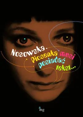 Read: Book Nosowska. Piosenka musi posiadać tekst