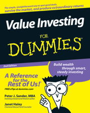 Value Investing For Dummies - Peter J. Sander &amp; Janet Haley Cover Art