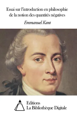 Read: Essai sur l’introduction en philosophie de la notion des quantités négatives Book