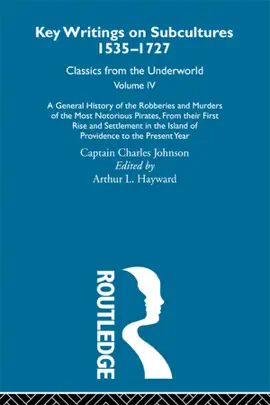 Read: A General History of the Robberies and Murders of the Book Most Notorious Pirates - from their first rise and settlement in the Island of Providence to the present year