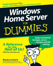 Windows Home Server For Dummies - Woody Leonhard Cover Art
