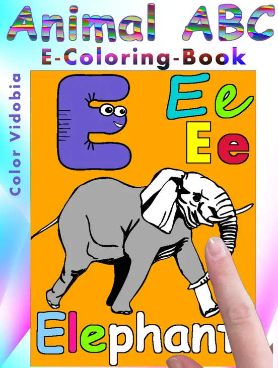 Animal ABC – E-Coloring-Book