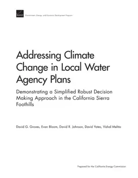 Read: Addressing Climate Change in Local Water Book Agency Plans