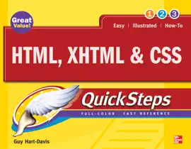 Read: HTML, XHTML & CSS Book QuickSteps