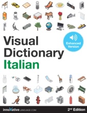 Book cover for Visual Dictionary Italian (Enhanced Version) by Innovative Language Learning, LLC