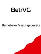 BetrVG - Betriebsverfassungsgesetz