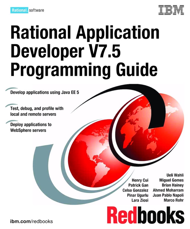 Rational Application Developer V7.5 Programming Guide