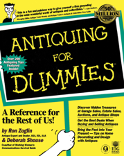 Antiquing For Dummies - Ron Zoglin &amp; Deborah Shouse Cover Art