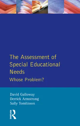 Read: The Book Assessment of Special Educational Needs