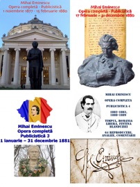 book Mihai Eminescu Colectie Completa Publicistica 4 Volume