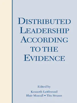 Read: Distributed Leadership According to Book the Evidence