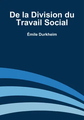 Read: De la Division du Book Travail Social