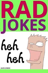Book cover for Rad Jokes by Jack Jokes