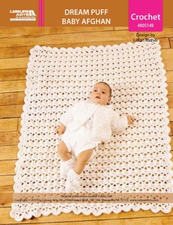 Dream Puff Baby Afghan Crochet ePattern by Jean Leinhauser