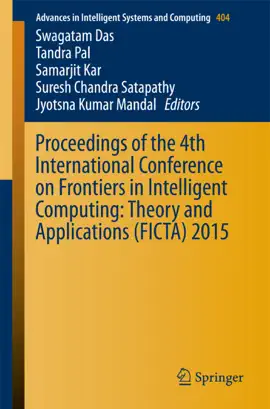 Read: Proceedings of Book the 4th International Conference on Frontiers in Intelligent Computing: Theory and Applications (FICTA) 2015