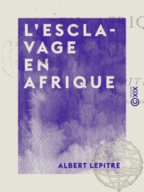 L'Esclavage en Afrique - Albert Lepitre