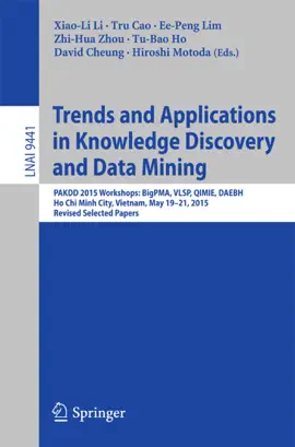 Read: Book Trends and Applications in Knowledge Discovery and Data Mining
