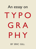 An Essay on Typography - Eric Gill