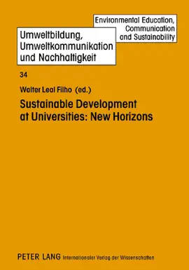 Read: Sustainable Development At Universities: New Book Horizons