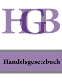 Handelsgesetzbuch - HGB 2016 - Deutschland