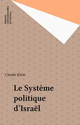 Read: Book Le Système politique d'Israël