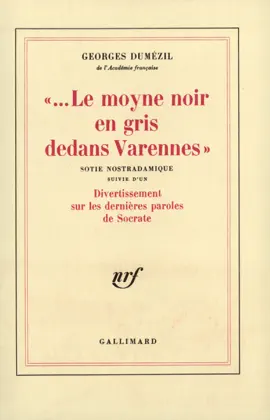 Read: "Le...Moyne noir en gris dedans Varennes" Book / Divertissement sur les dernières paroles de Socrate