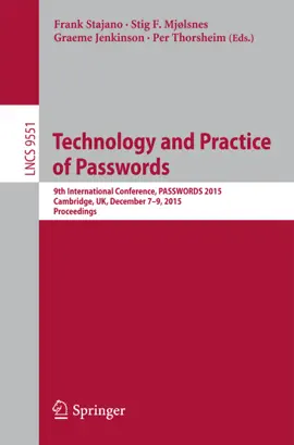 Read: Book Technology and Practice of Passwords