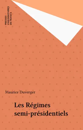 Read: Les Régimes semi-présidentiels Book