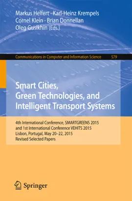 Read: Smart Cities, Book Green Technologies, and Intelligent Transport Systems