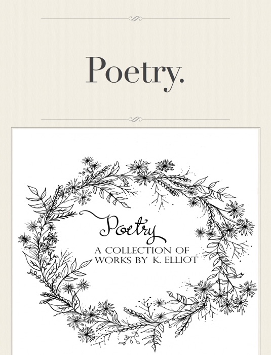 Poetry.