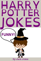 Book cover for Harry Potter Jokes by Jack Jokes