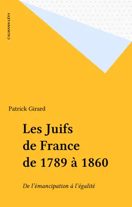 Read: Les Juifs de France de 1789 à 1860 Book