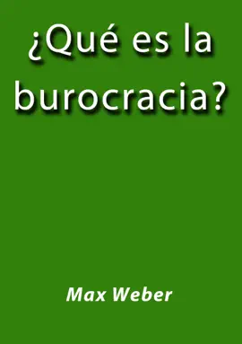 Read: Book Qué es la burocracia