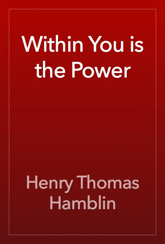Within You is the Power