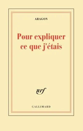 Read: Pour expliquer ce que j'étais Book
