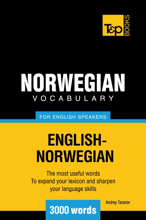 Norwegian vocabulary for English speakers: 3000 words