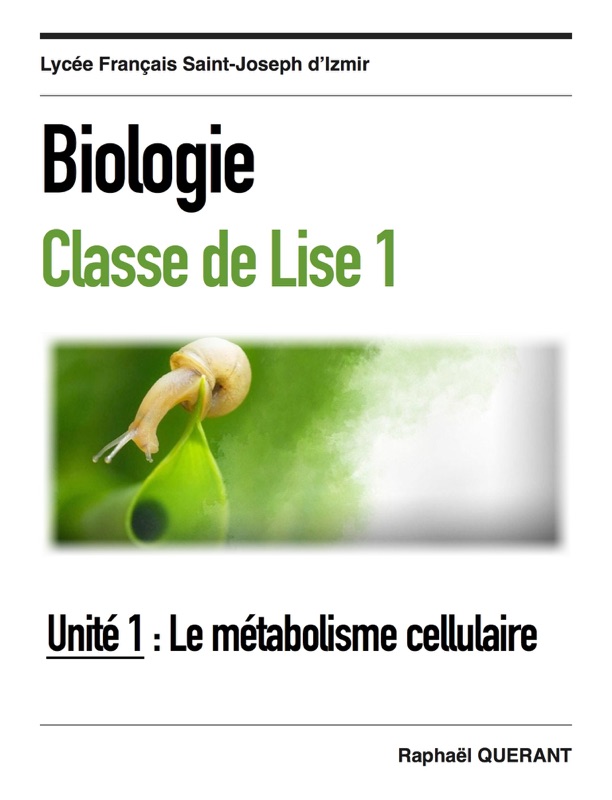 Biologie (Lise 1)