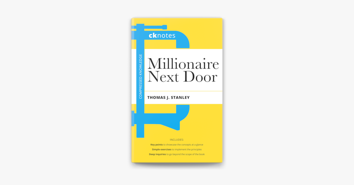 Cknotes On The Millionaire Next Door On Apple Books
