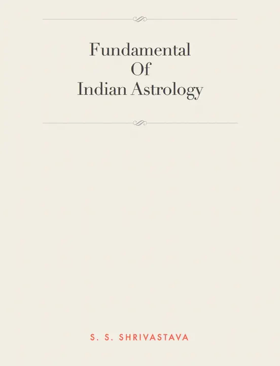 Fundamental Of Indian Astrology
