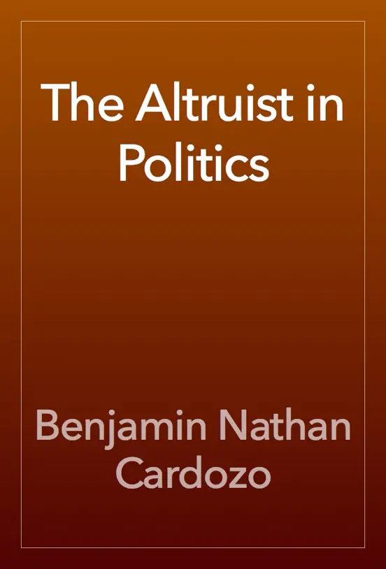 The Altruist in Politics
