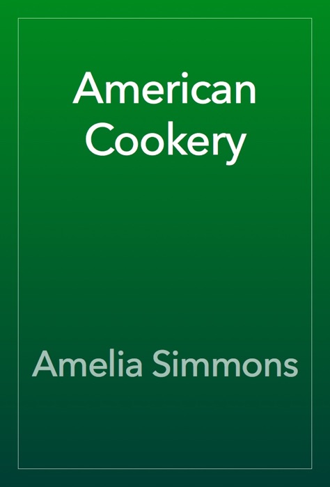 American Cookery